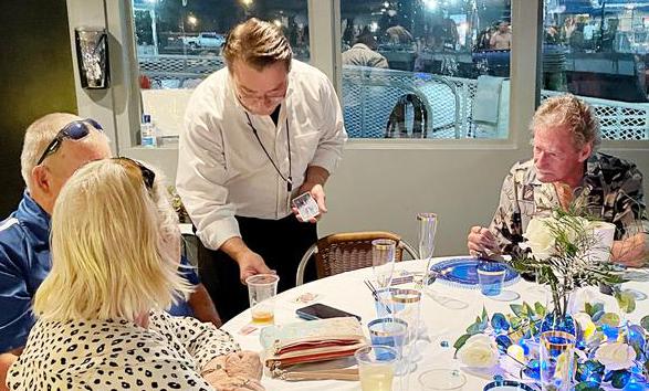 Table magic at a corporate event